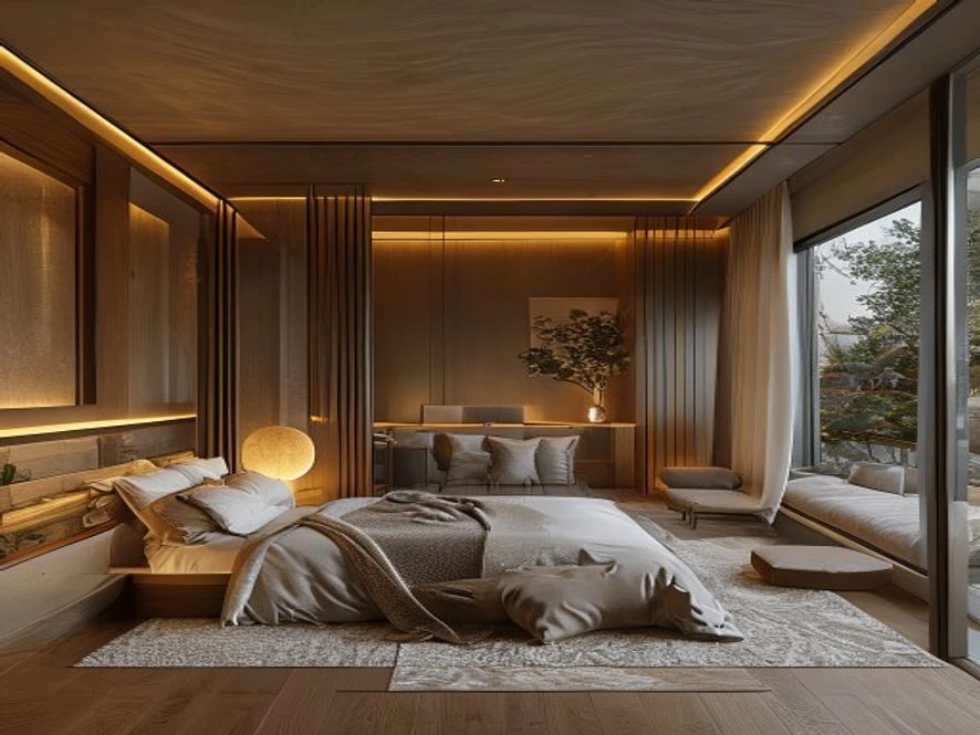 Thiết kế khu vực nghỉ ngơi trọn vẹn cho nội thất phòng ngủ 25m2