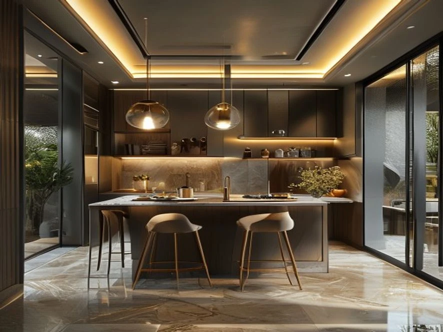 Thiết kế nội thất phòng bếp 15m2 tối ưu ngân sách