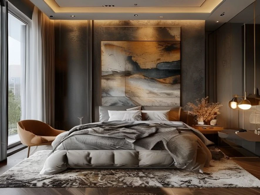 Thiết kế nội thất phòng ngủ 12m2 riêng biệt độc lập