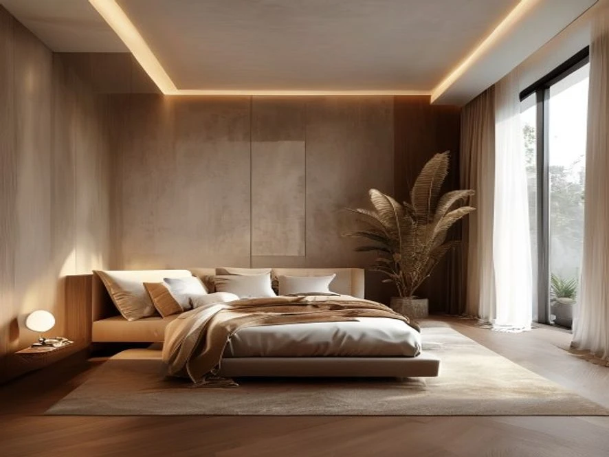 Thiết kế nội thất phòng ngủ tối giản đẹp