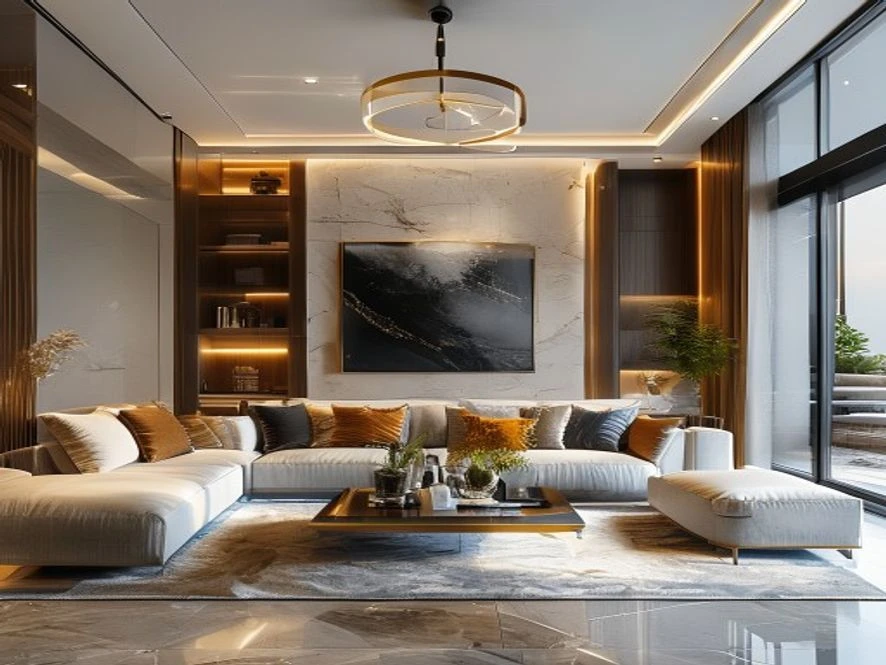 Thiết kế phòng khách 30m2 thông minh