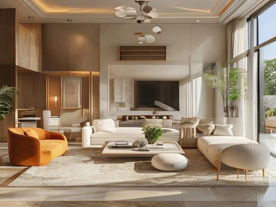 tiết kiệm chi phí mẫu nội thất phòng khách 15m2 đẹp