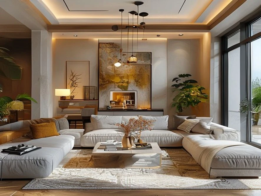 Tiết kiệm chi phí thiết kế nội thất phòng khách 30m2
