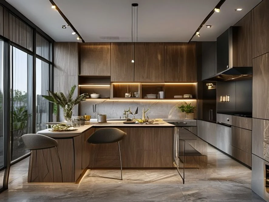 Tối ưu công năng bếp 15m2 theo nguyên tắc tam giác vàng