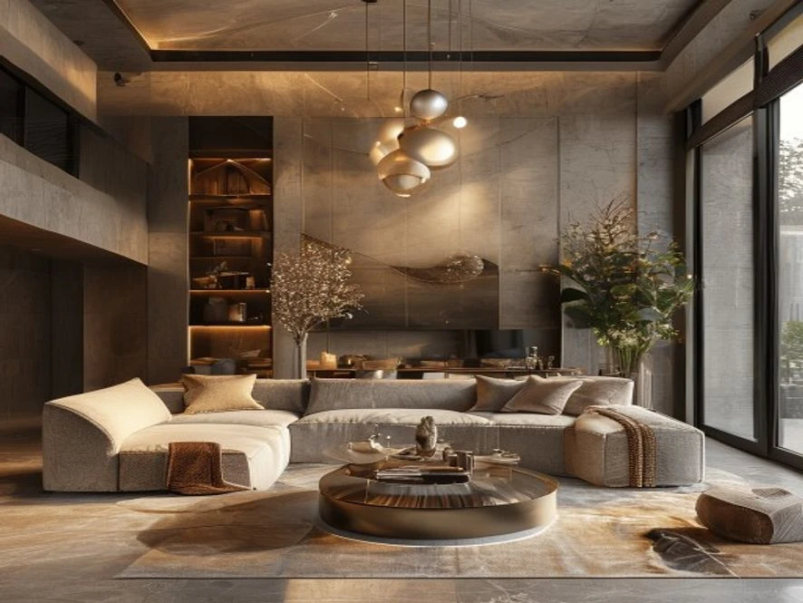 Tối ưu công năng mẫu nội thất phòng khách 40m2 đẹp