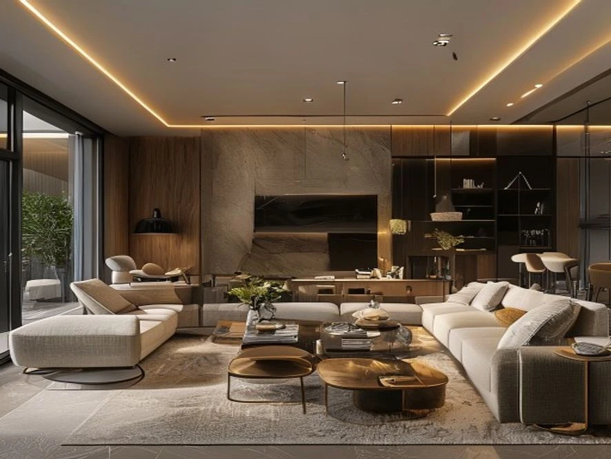 Tối ưu công năng nội thất phòng khách 25m2 với đồ đa năng