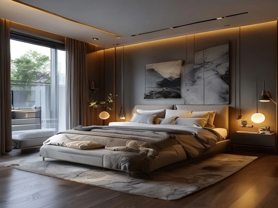 Tối ưu công năng nội thất phòng ngủ 30m2 đa năng