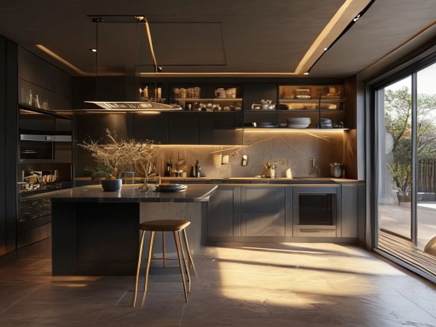 Tối ưu công năng phòng bếp 10m2 với nguyên tắc tam giác vàng