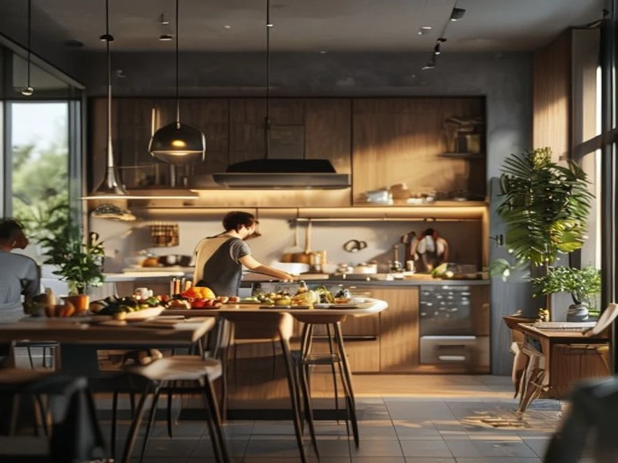 Tối ưu ngân sách khi thi công mẫu nội thất phòng bếp 10m2 đẹp