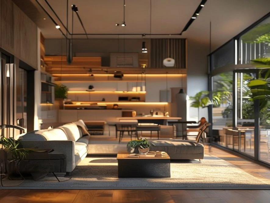 Tối ưu ngân sách thi công mẫu nội thất phòng khách 40m2 đẹp
