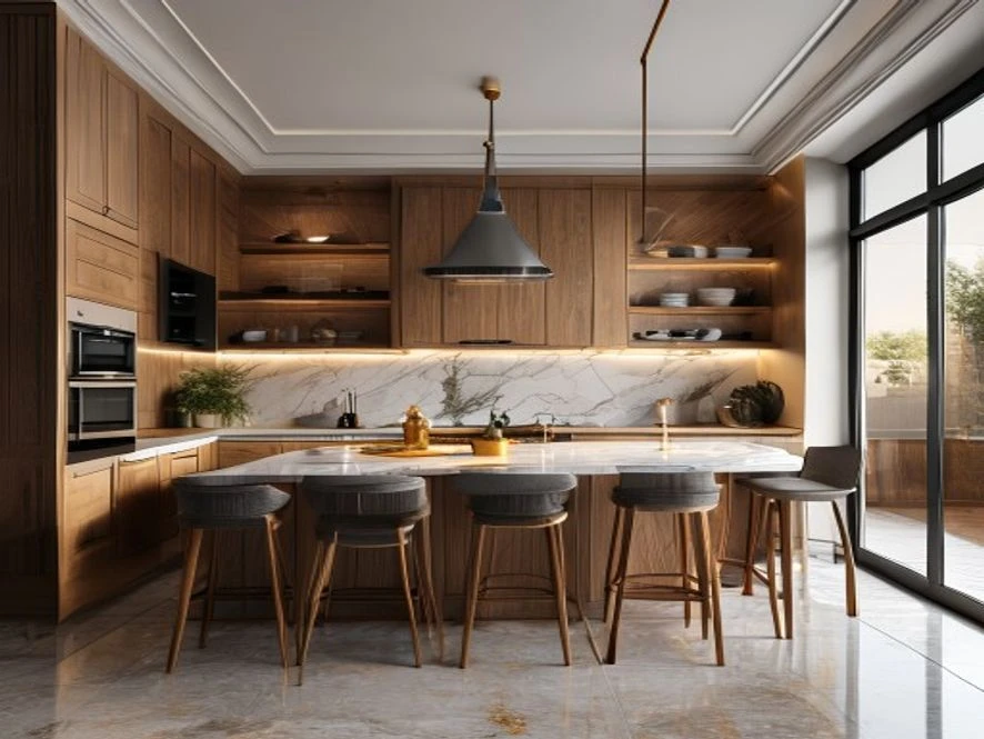 Tối ưu ngân sách thiết kế bếp 12m2