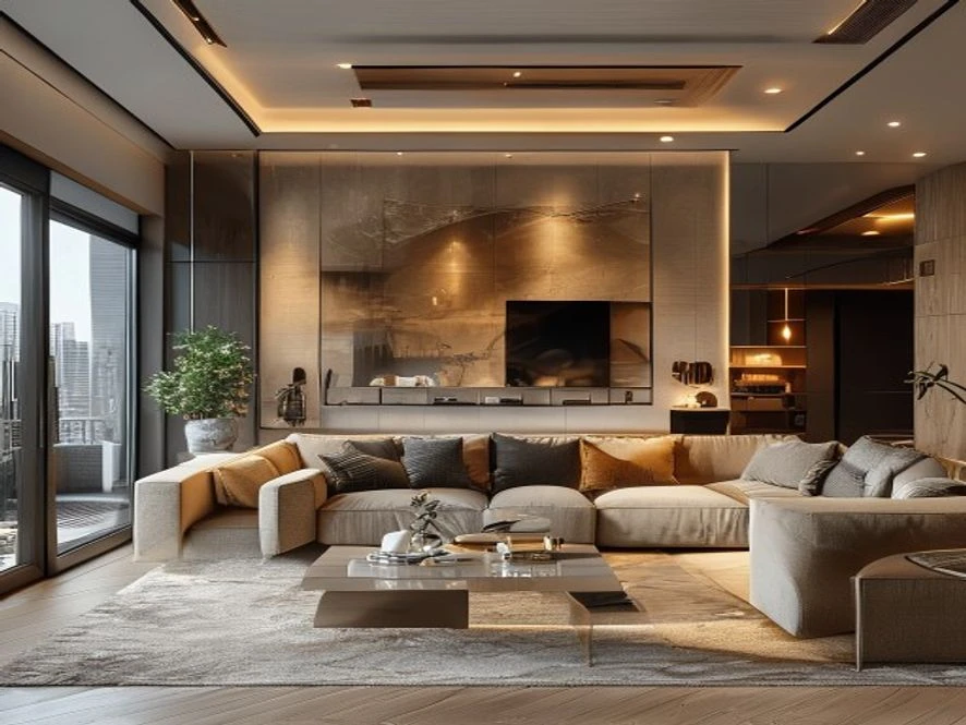 tối ưu ngân sách thiết kế nội thất phòng khách 20m2