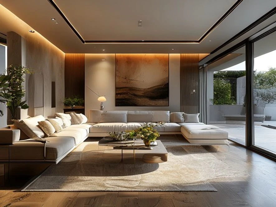 vật liệu thông minh cho mẫu nội thất phòng khách 20m2 đẹp