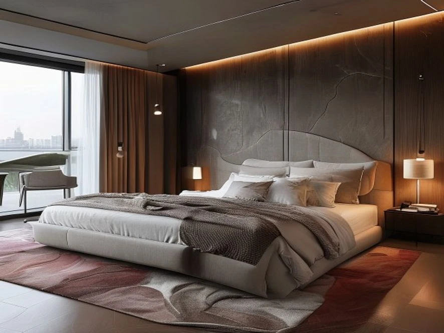Vật liệu thông minh cho mẫu nội thất phòng ngủ 12m2 đẹp bền bỉ