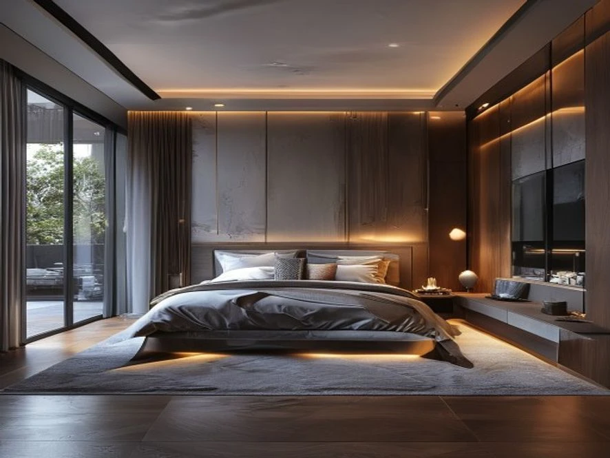Vật liệu thông minh cho mẫu nội thất phòng ngủ 16m2 đẹp