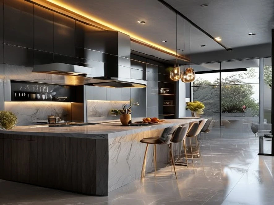 Vật liệu thông minh cho nội thất phòng bếp 10m2
