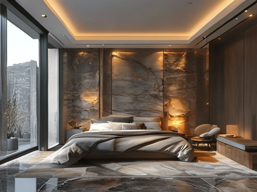 Vật liệu thông minh trong mẫu nội thất phòng ngủ 9m2 đẹp
