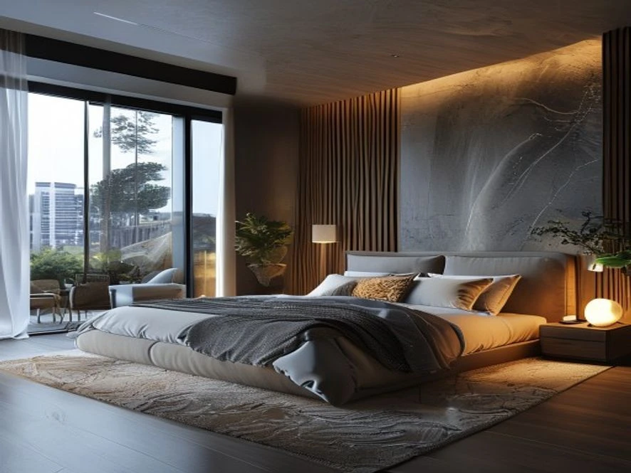 Vật liệu thông minh trong thiết kế nội thất phòng ngủ 20m2
