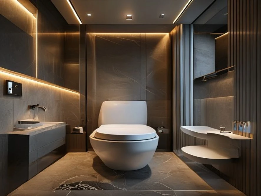 Vệ sinh khép kín tiện nghi cho phòng ngủ 10m2