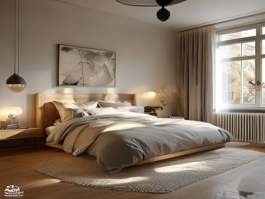 Xu hướng nội thất phòng ngủ 12m2 phong cách Scandinavian