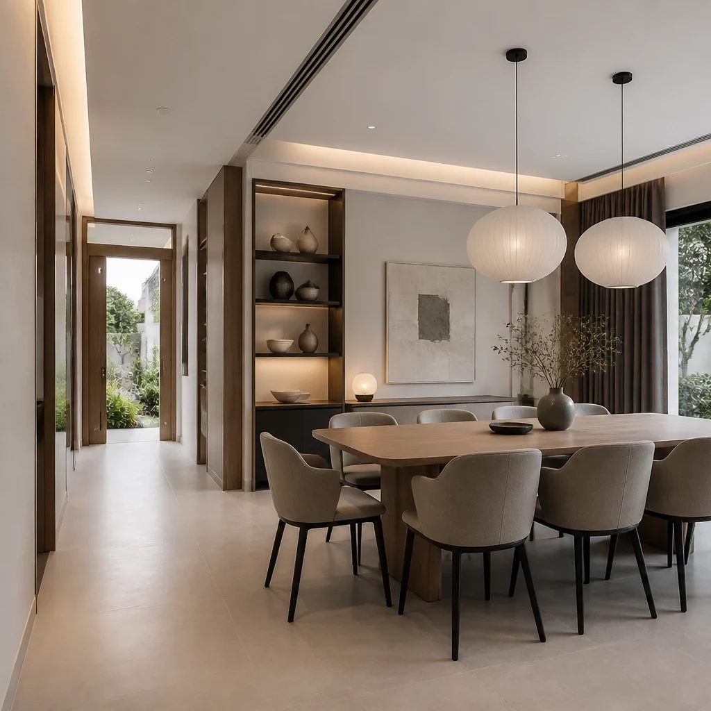 Giá thiết kế nội thất: Không gian xanh, tối giản, sang trọng.