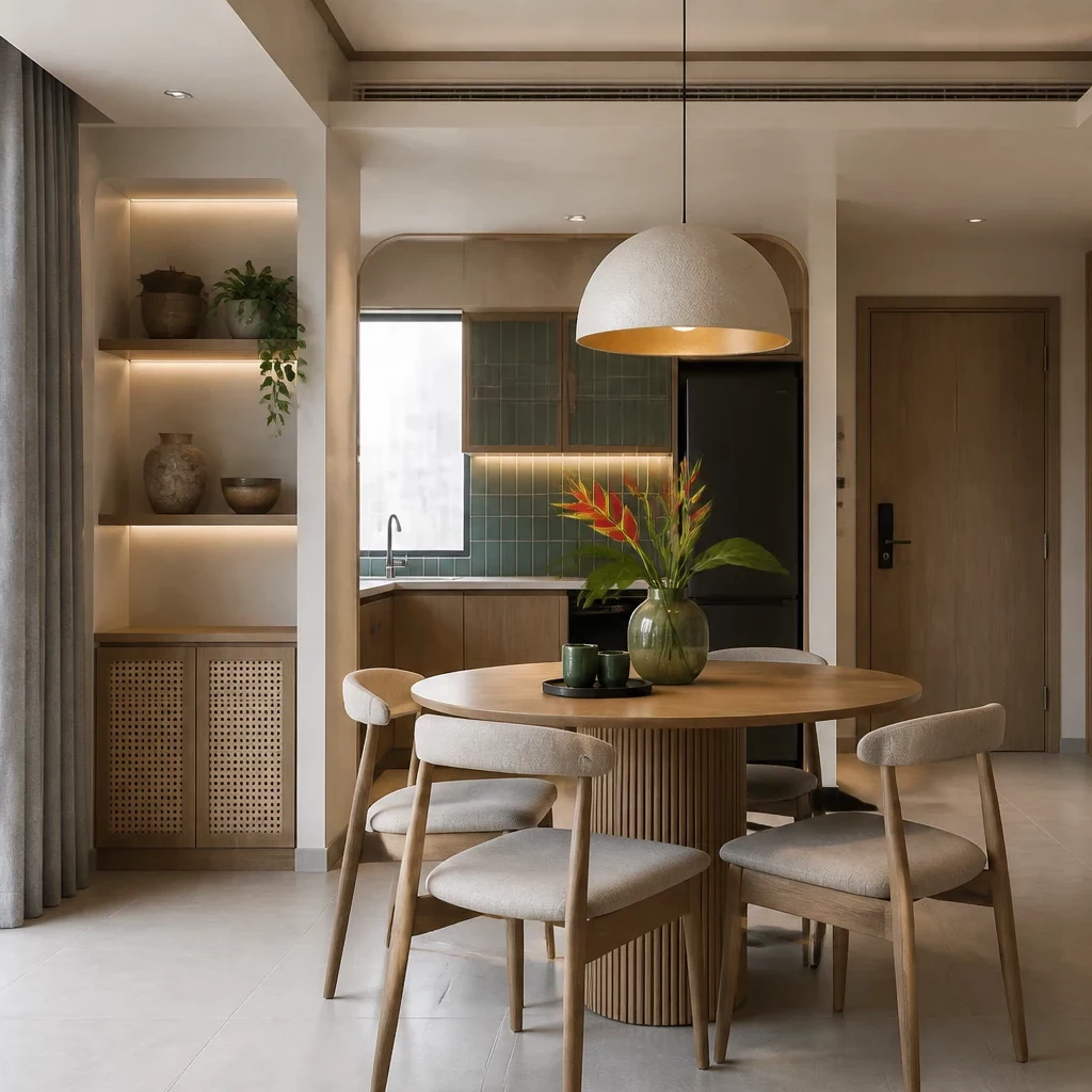 Không gian văn phòng co-working phong cách Scandinavian hiện đại 2026