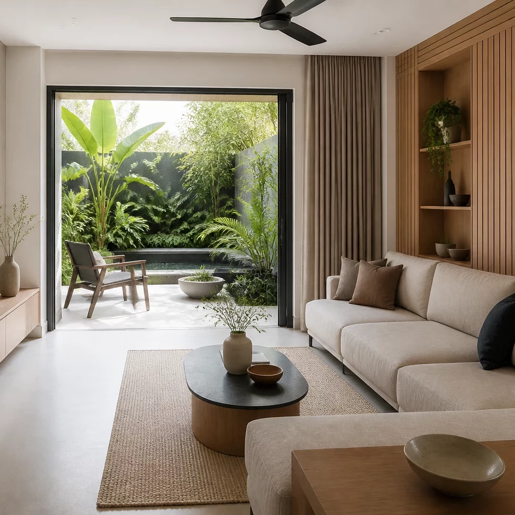 Thiết kế cầu thang phòng khách đẹp tối ưu chi phí thi công