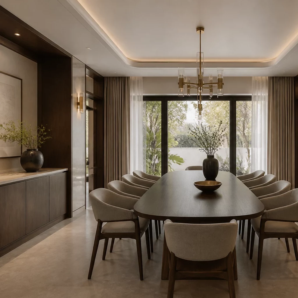 Không gian nội thất biệt thự cao cấp với phong cách Luxury hiện đại