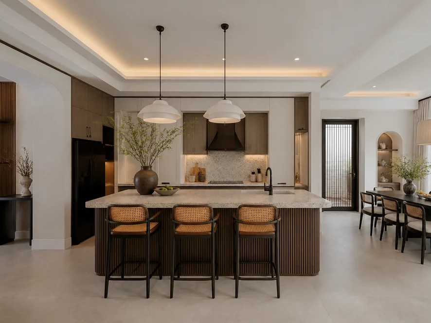 Phong cách thiết kế bếp 15m2 hiện đại