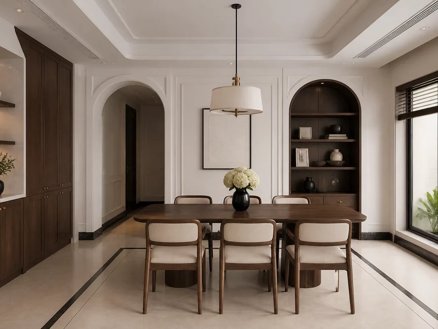 Mẫu nội thất phòng bếp 20m2 đẹp mở rộng ra ban công