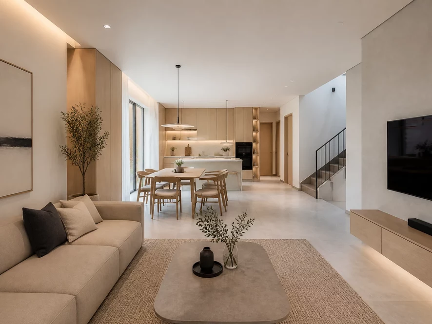 thiết kế thông minh mẫu nội thất phòng khách 15m2 đẹp