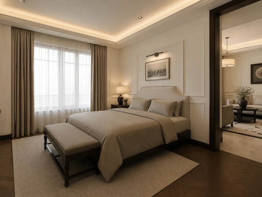 phòng khách 20m2 tối ưu công năng sử dụng với nội thất đa năng