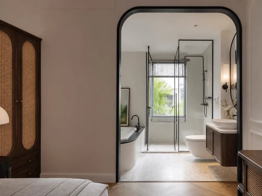 Phòng tắm hiện đại nhỏ gọn