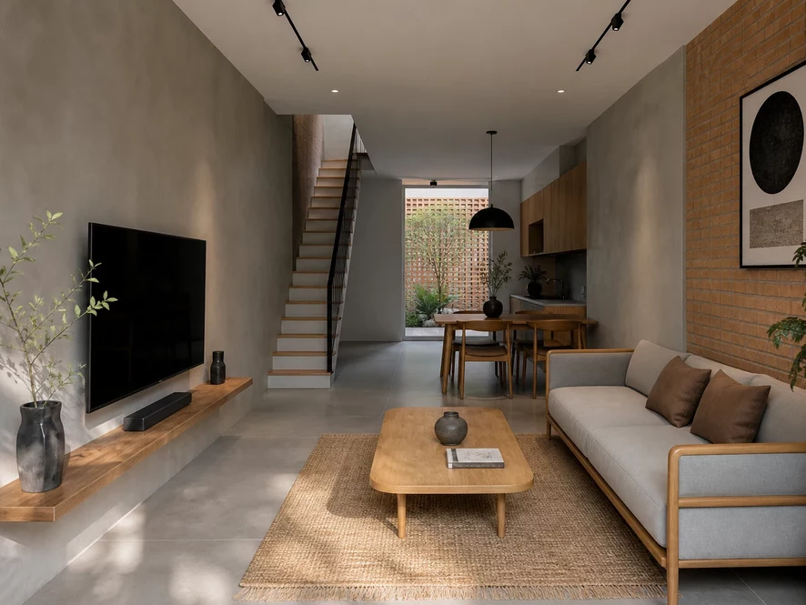 So sánh tự làm và thuê đơn vị chuyên nghiệp thiết kế nội thất phòng khách 30m2