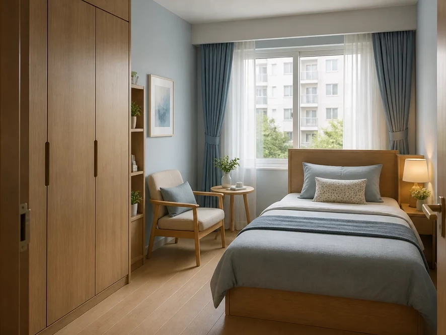 Ánh sáng tự nhiên cho mẫu nội thất phòng ngủ 10m2 đẹp