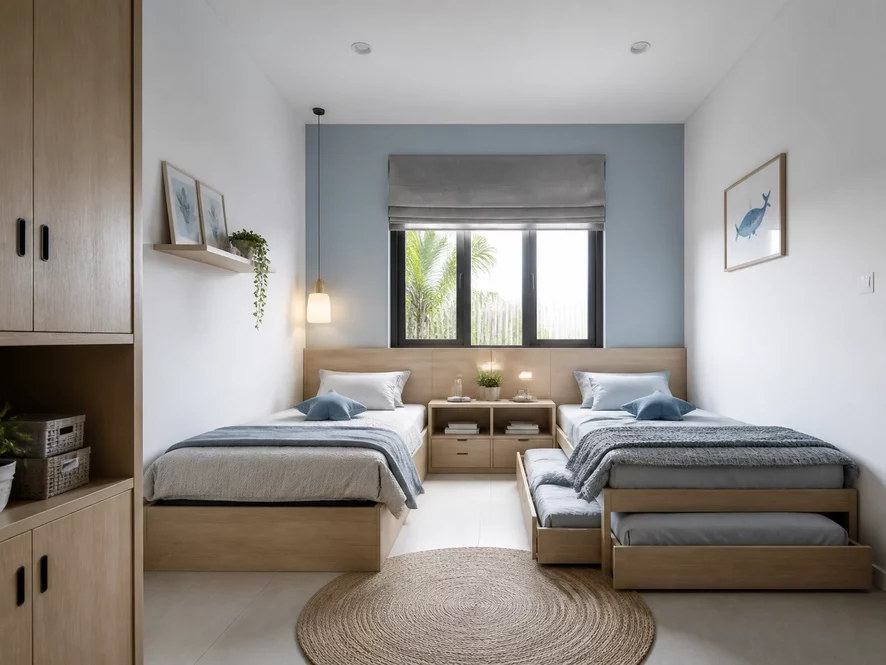 Dự án thực tế mẫu nội thất phòng ngủ 10m2 đẹp tại Gò Vấp