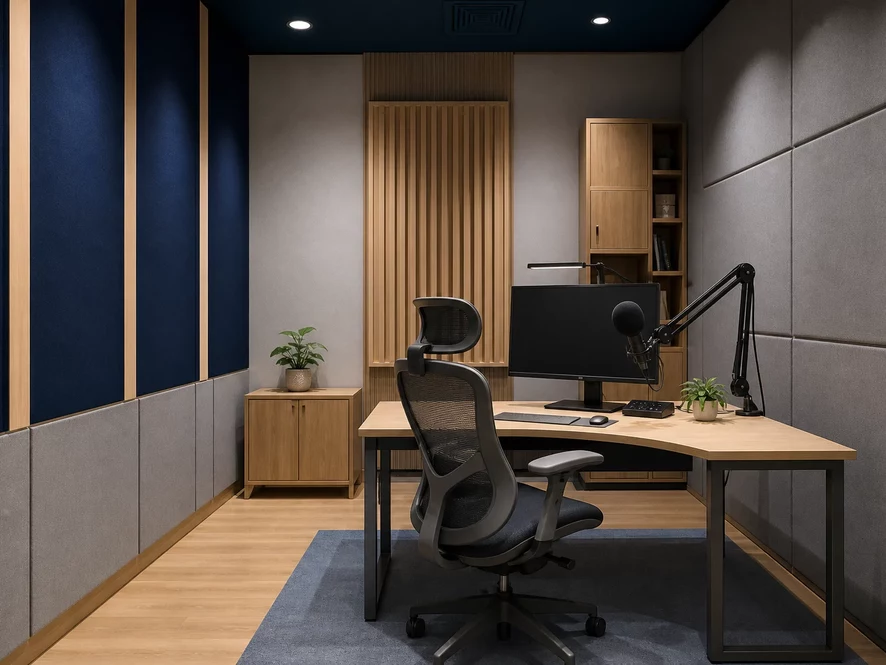Khu vực phòng ngủ trung tâm trong mẫu nội thất phòng ngủ 10m2 đẹp