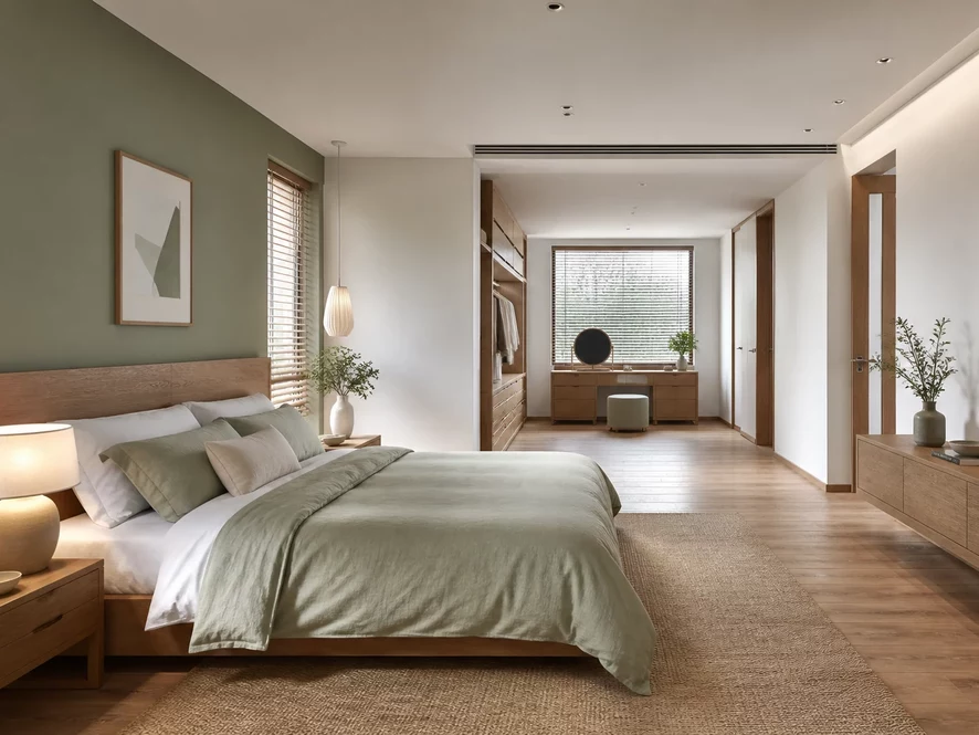 Một số mẫu nội thất phòng ngủ 10m2 đẹp tích hợp khu vực bếp