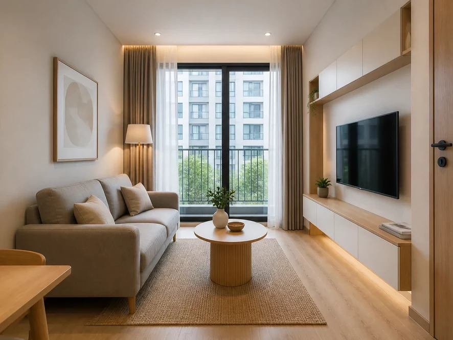 Vật liệu thông minh cho mẫu nội thất phòng ngủ 12m2 đẹp bền bỉ