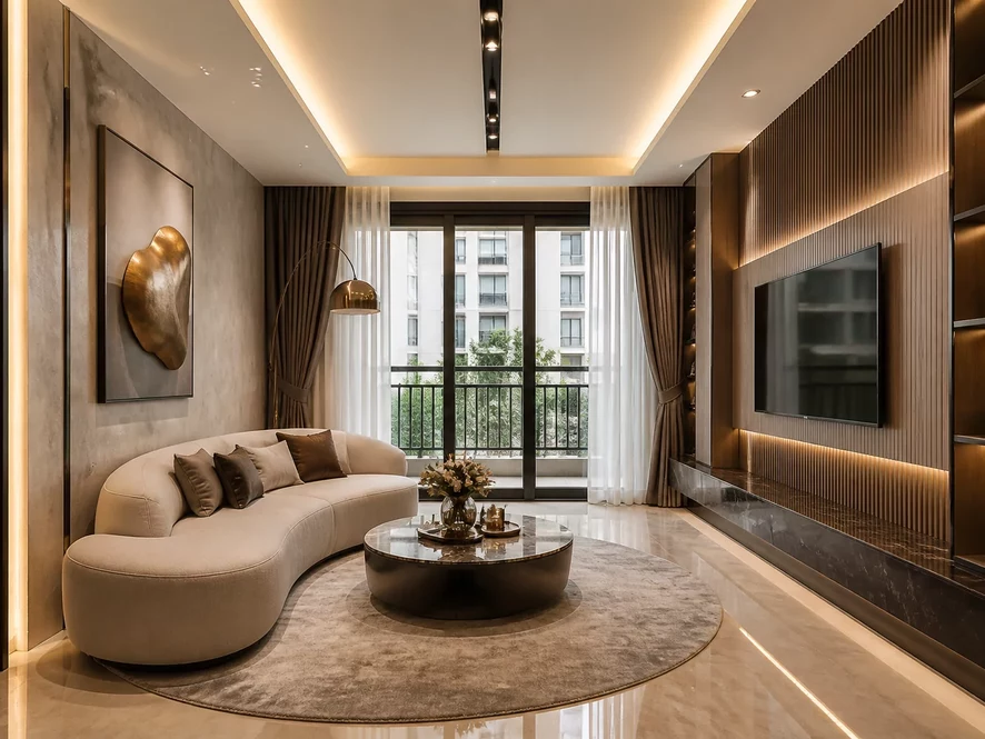Mẫu nội thất phòng ngủ 25m2 đẹp phong cách hiện đại sang trọng