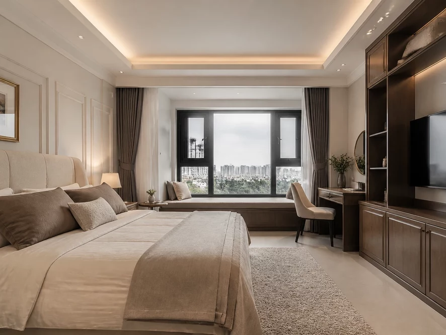 ban công xanh mẫu nội thất phòng ngủ 30m2 đẹp
