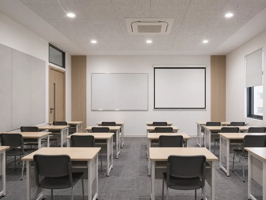 Giải pháp mẫu nội thất phòng ngủ 9m2 đẹp với phòng tắm liền kề