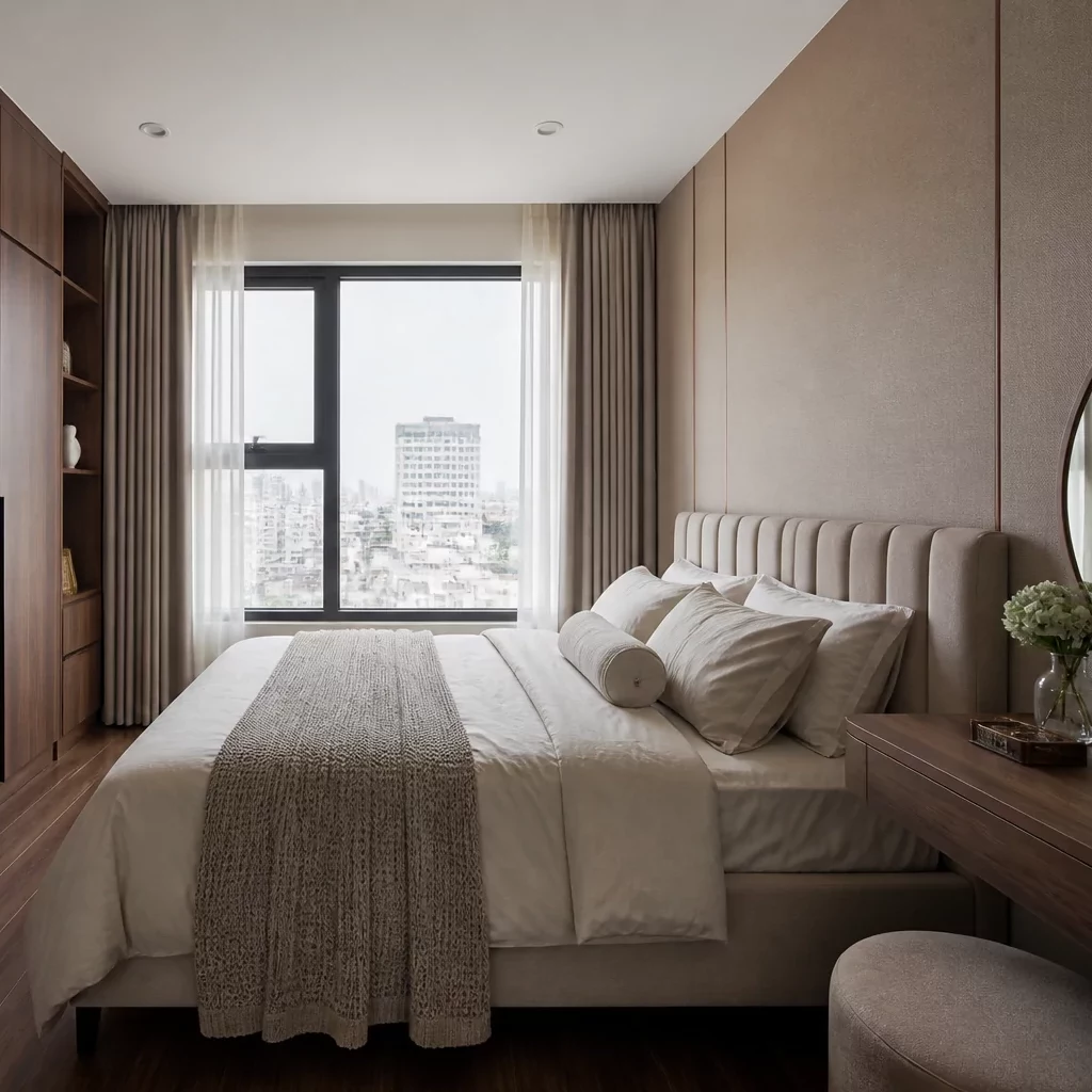 Thiết kế phòng ngủ – chung cư 3 phòng ngủ