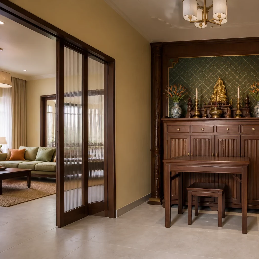 Mẫu nội thất nhà cấp 4 phong cách Rustic ấm cúng