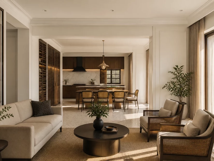 Mẫu thiết kế nội thất phòng bếp 10m2 thông minh