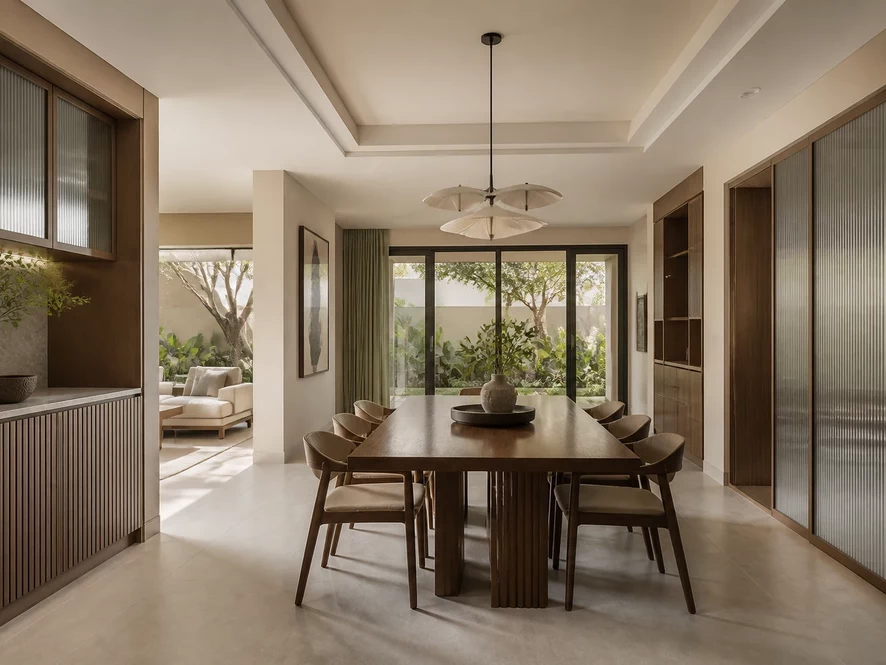 Phong cách Japandi trong nội thất phòng bếp 10m2
