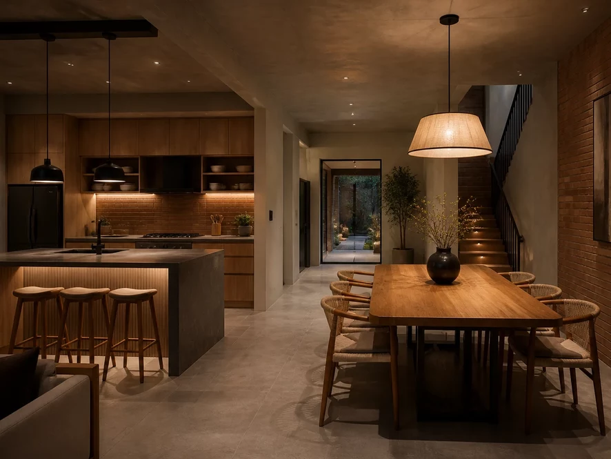 Vật liệu thông minh cho nội thất phòng bếp 10m2