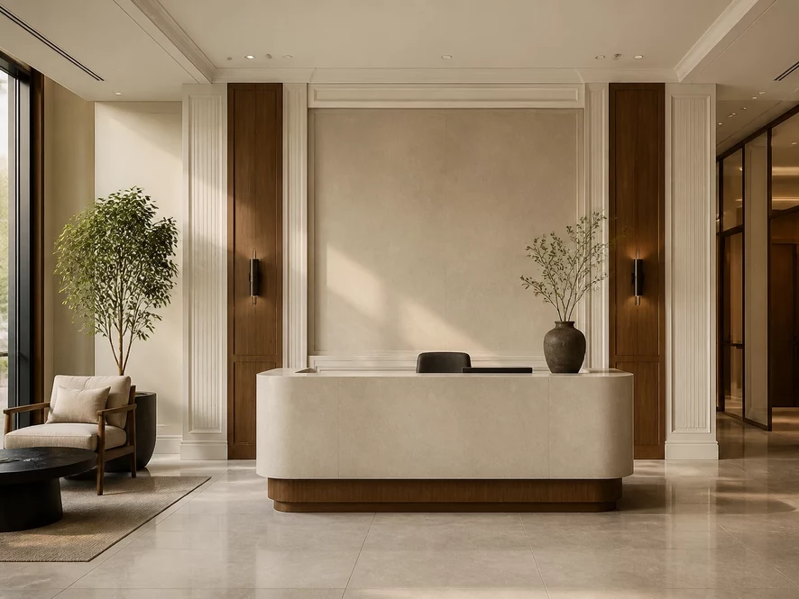 Nội thất phòng bếp 15m2 mở rộng ra ban công với quầy bar ngoài trời