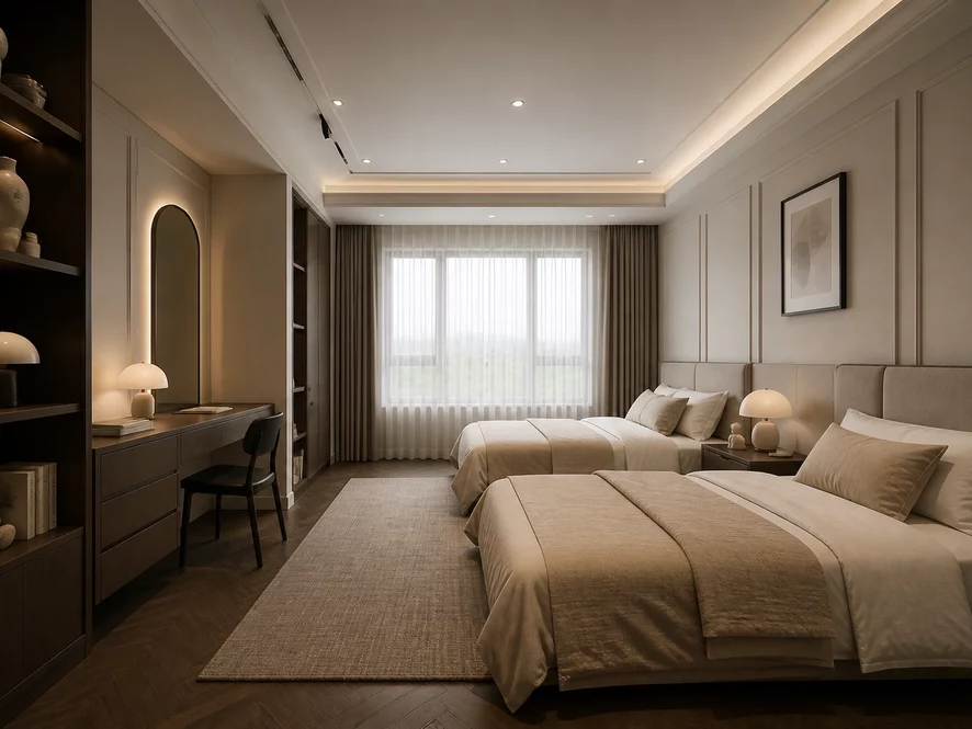 Đội ngũ kỹ thuật nội thất phòng bếp 20m2