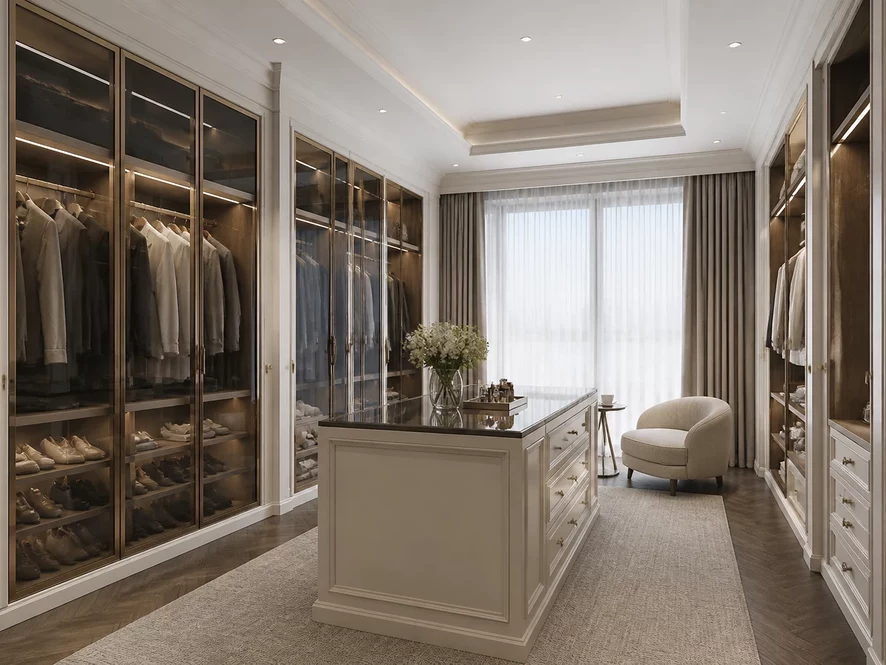 Mẫu phòng bếp 20m2 với khu vực chế biến tối ưu